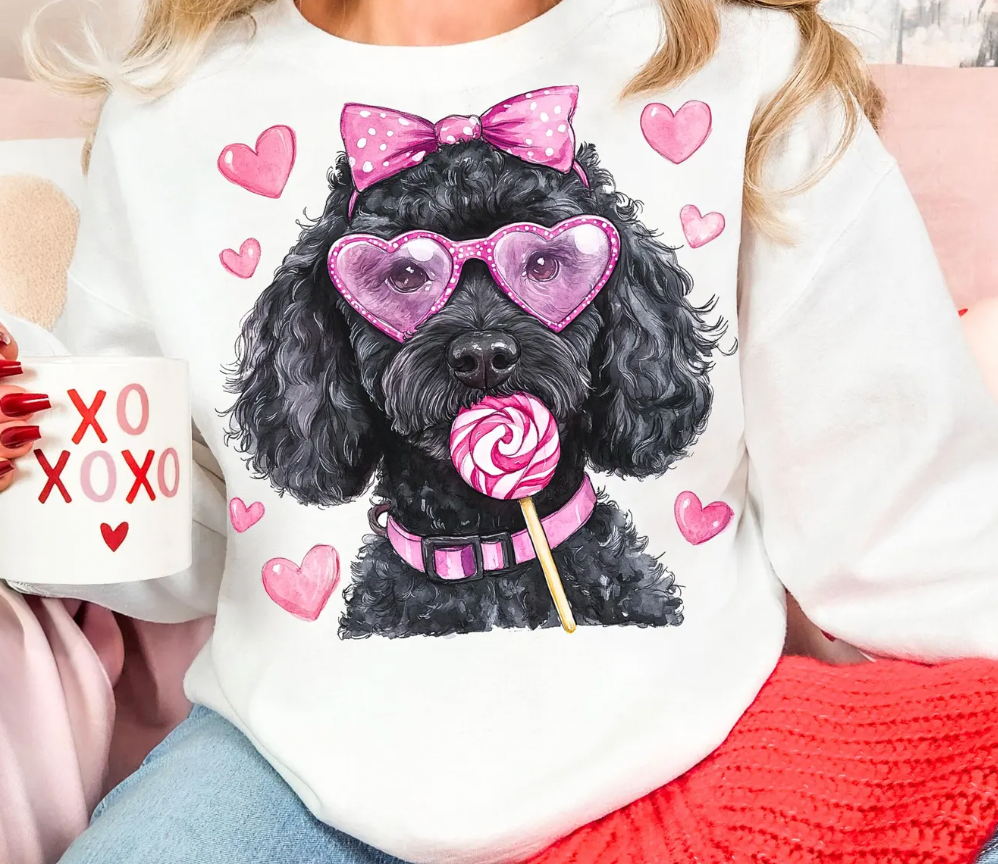 Valentine Coquette Doggies (include breed in personalization box- no other options available)
