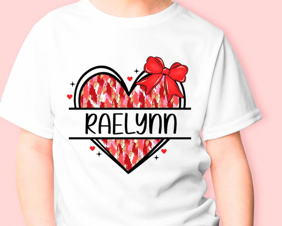 Personalized Valentine Heart