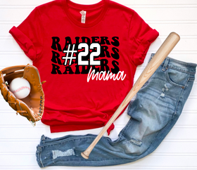 Raiders Personalized Family Wave (include name and # in personalization box)