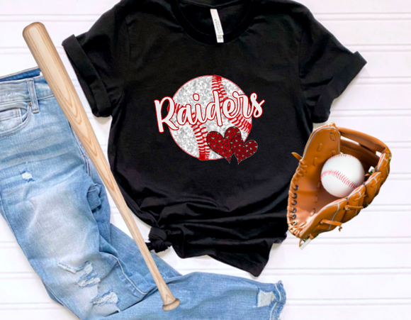 Raiders Baseball Leopard Ball
