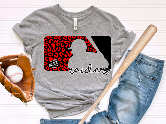 Raiders Leopard Logo (Personalized)