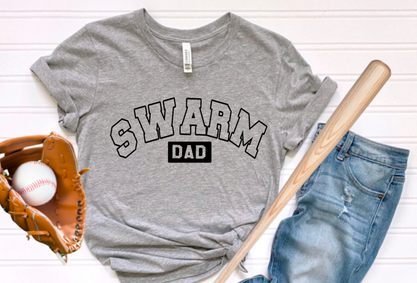 Swarm Baseball SImple Family Arch (include family member in personalization box)
