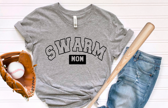 Swarm Baseball SImple Family Arch (include family member in personalization box)