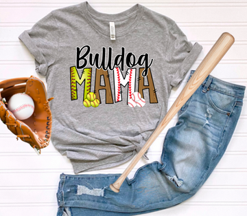 Bulldog Mama Baseball Softball