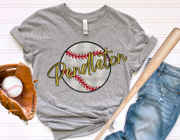 Pendleton Baseball Faux Sequin