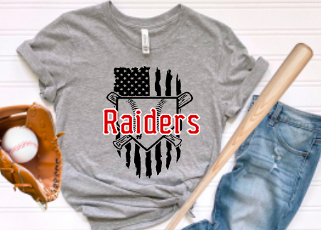 Personalized Print Raiders Flag (include # in personalization box) (Copy)