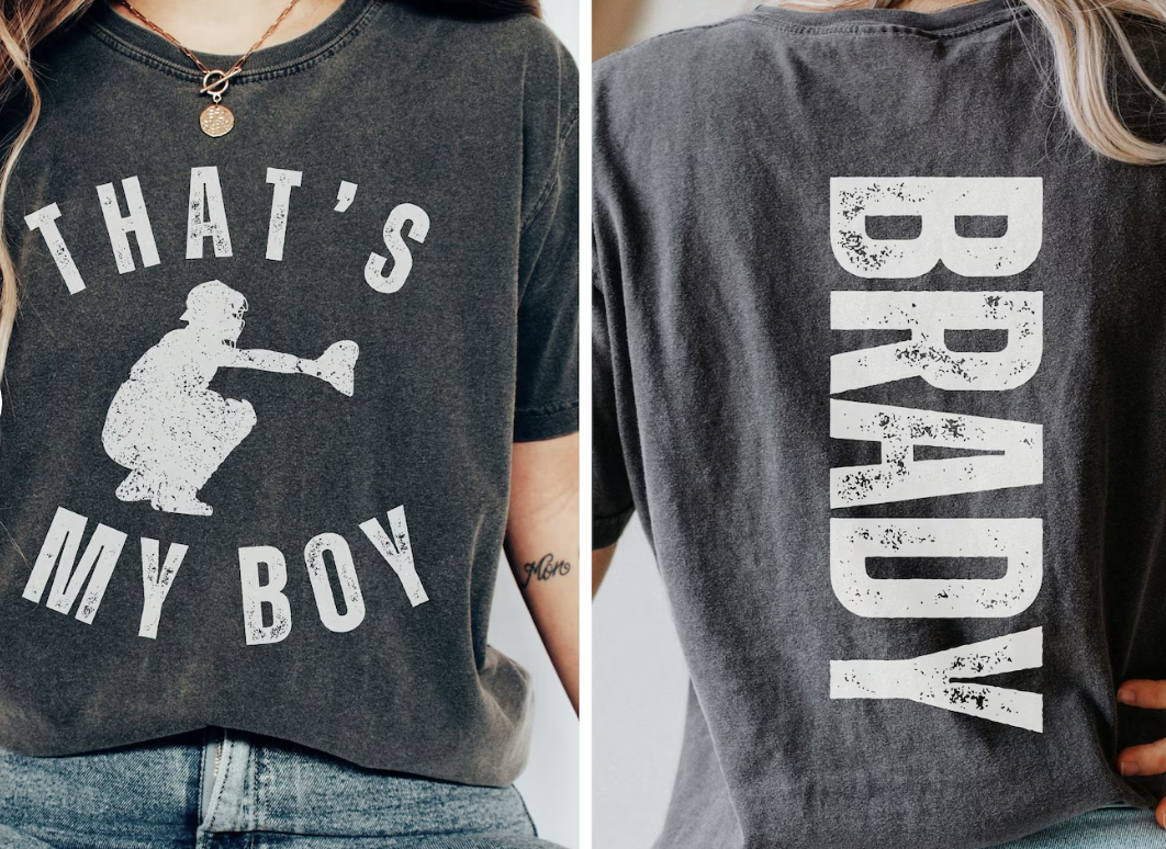 Softball/Baseball That's My Boy/That's My Girl (Include name to be vertical down back in personalization box)