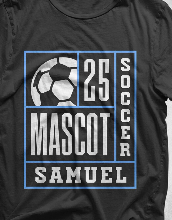 Personalized Soccer Square (that's actually a rectangle)