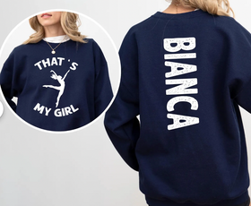 Cheer/Dance That's My Girl (Include name to be vertical down back in personalization box) (Copy) - 0