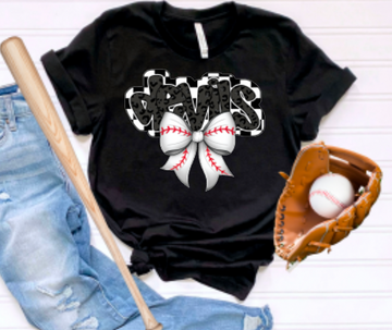 Devils Baseball Bow