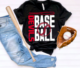 Devils Baseball Block Stack