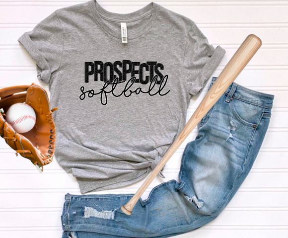 Faux-Glitter Prospects Softball