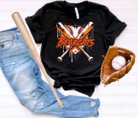 Bearcats Drip Bats Text