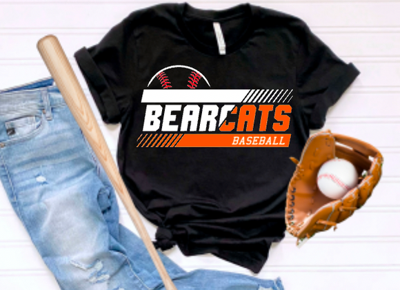 Bearcats Baseball Simple Stripe