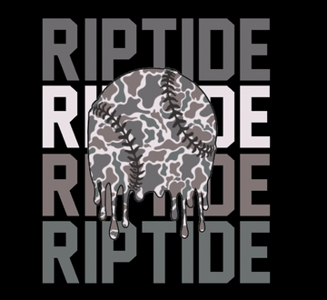 Camo Drip Baseball/Softball Stack (Include team name in personalization box)