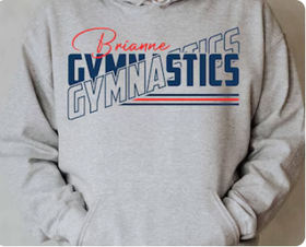 (YourTeam) Personalized Gymnastics Split (include team/name and ink color changes in personalization box)
