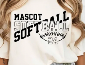 (YourTeam) Baseball/Softball Split (include team, number and any ink color changes in personalization box)