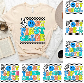 Peace Out ___ Grade (include grade level in personalization box)