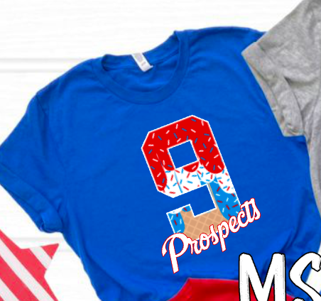 (YourTeam) DriFit Patriotic Drip Number