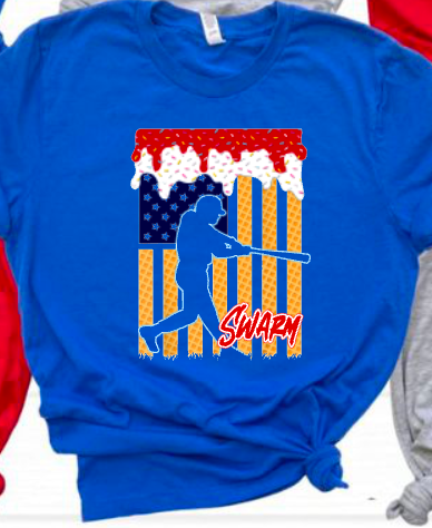 (YourTeam) Patriotic Drip Flag