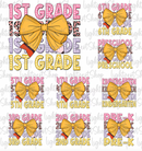 Coquette Bow Teacher Grade Level-4