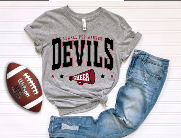 Devils Cheer Vintage Arch