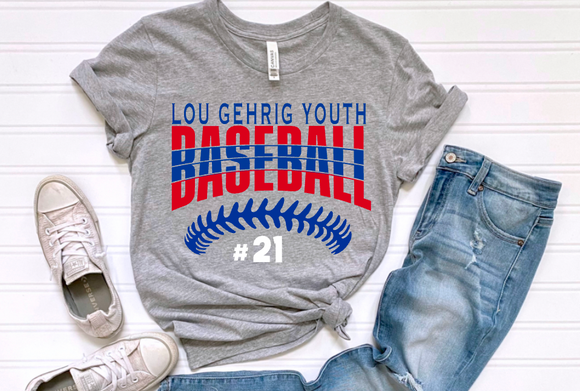 Lou Gehrig Arched Lases (Personalized)