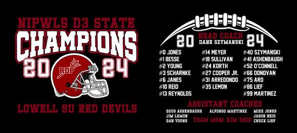 9U Red 2024 Champions Tee