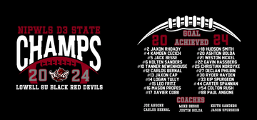 8U Black 2024 Championship Tee