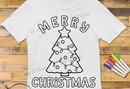 Christmas Coloring Tee-3