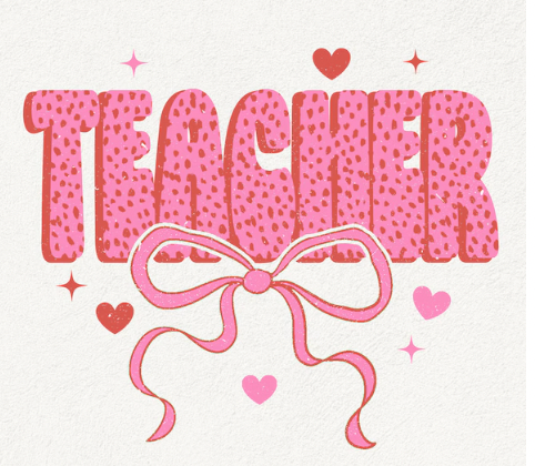 Coquette Valentine Names (can include names on sleeve - include in personalization box)