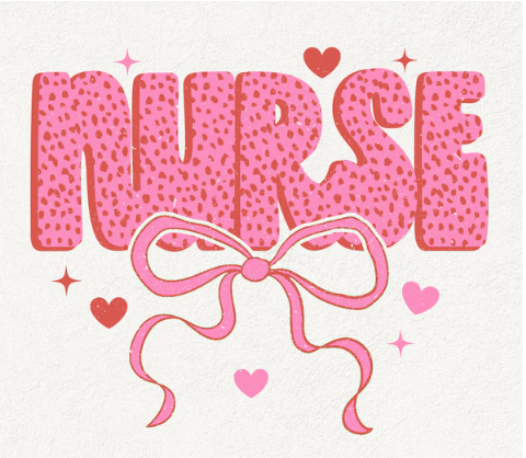 Coquette Valentine Names (can include names on sleeve - include in personalization box)