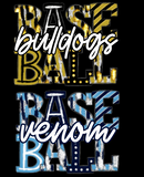 Baseball Colorwash Stack (Include Your Team Name and 2-3 colors in personalization box)-2