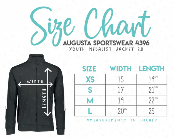 Personalized Youth Augusta Medalist Warm-Up Jacket (email logo to kassi@msoshop.com)