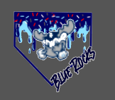 Blue Rocks Drip (include name and number for back in personalization box) - If you want another shirt color, just include in personalization box as well