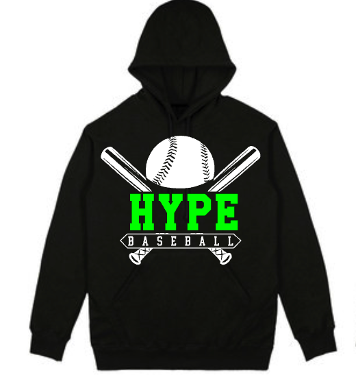Hype Baseball Hoodie (Plain Back)