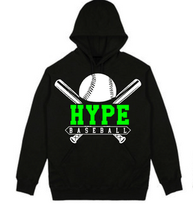 Hype Baseball Hoodie (Plain Back)