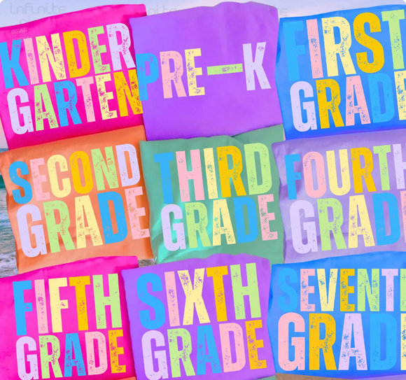 Christmas in July- Neon Teacher Tee (include grade level in personalization box)