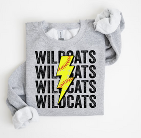 Wildcats Baseball/Softball Bolt - 0