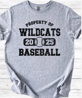 Property of Wildcats Baseball/Softball - 0