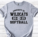 Property of Wildcats Baseball/Softball-1