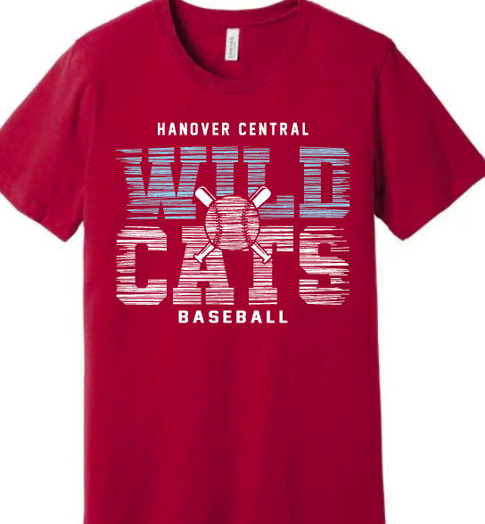Hanover Central Wildcats Baseball/Softball Sketch - 0
