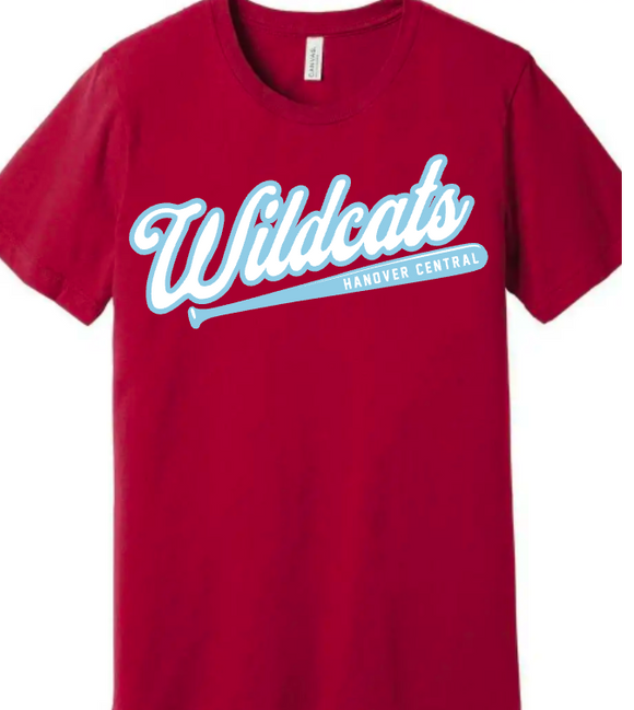 Hanover Central Baseball/Softball Script Bat