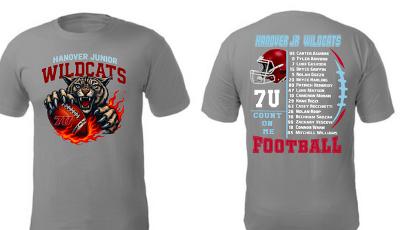 Hanover Wildcats 7U Tee- 2025