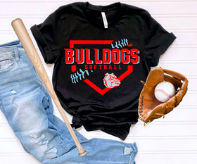 Red/Blue Bulldogs Plate