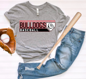 Bulldogs Baseball Softball Stripe