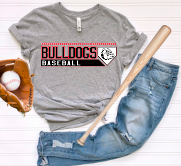 Bulldogs Baseball Softball Stripe