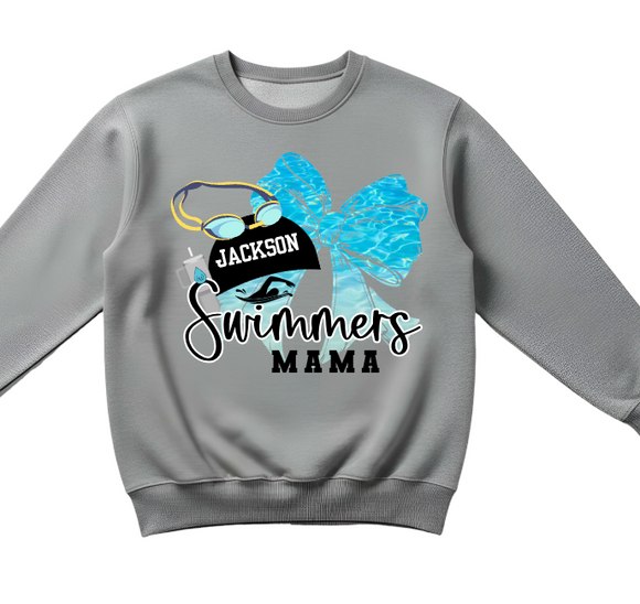 (YourTeam) Swim Team Mama/Family Coquette