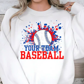 (YourTeam) Splatter Baseball/Softball