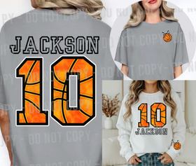 Large Basketball Number